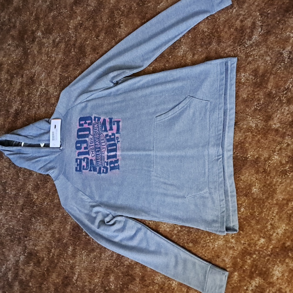 Harley Davidson ladies hooded sweat shirt